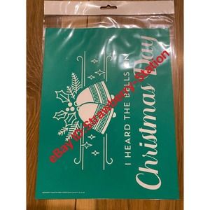 Chalk Couture Silk Screen Transfers Stencils Holiday Christmas I heard the bells